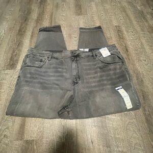 Terra & sky gray jogging jeans skinny fit high rise
